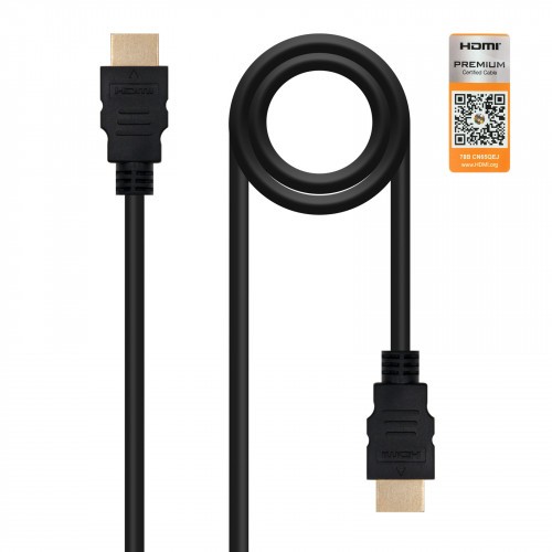 25272-Nanocable HDMI V2.0, 3m cable HDMI HDMI tipo A (Estandar) Negro