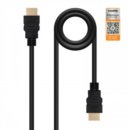 25272-Nanocable HDMI V2.0, 3m cable HDMI HDMI tipo A (Estandar) Negro