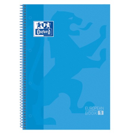 25299-Oxford Europeanbook 1 cuaderno y block A4+ 80 hojas Azul