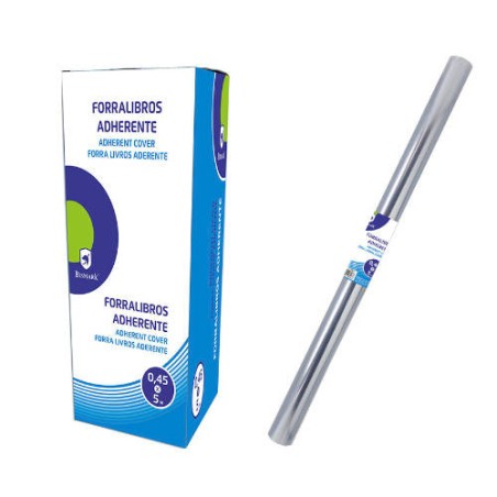 2530-FORRALIBROS ADHERENTE PVC 5M X 45 CM. TRANSPARENTE BISMARK 315626