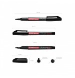 25327-MARCADOR PERMANENTE P-70, COLOR: NEGRO ERICH KRAUSE 37073