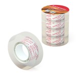 25373-PACK 4 CINTAS ADHESIVAS CRYSTAL, 18MMX33M ERICH KRAUSE 59663