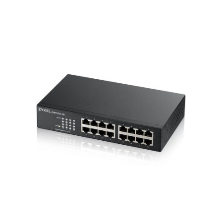 25394-Zyxel GS1100-16 No administrado Gigabit Ethernet (10/100/1000)