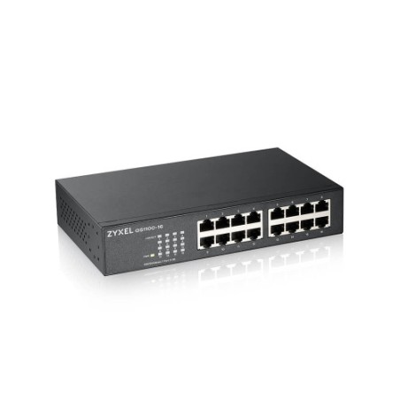 25395-Zyxel GS1100-16 No administrado Gigabit Ethernet (10/100/1000)