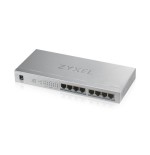 25398-Zyxel GS1008HP No administrado Gigabit Ethernet (10/100/1000) Energia sobre Ethernet (PoE) Gris