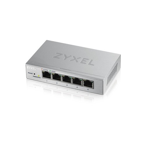 25400-Zyxel GS1200-5 Gestionado Gigabit Ethernet (10/100/1000) Plata