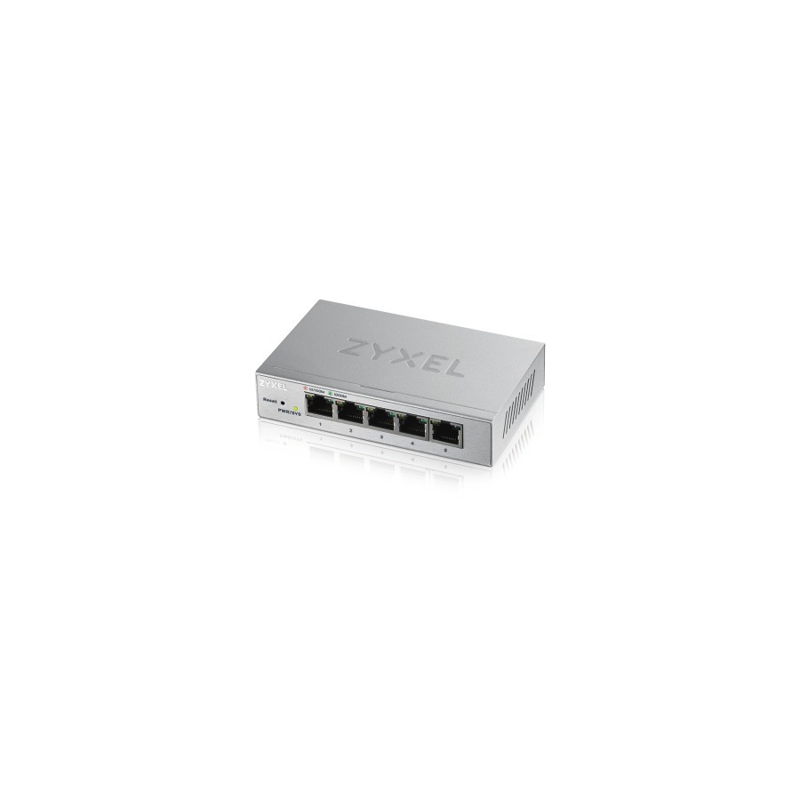 25400-Zyxel GS1200-5 Gestionado Gigabit Ethernet (10/100/1000) Plata
