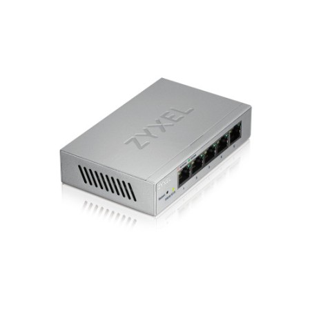 25401-Zyxel GS1200-5 Gestionado Gigabit Ethernet (10/100/1000) Plata
