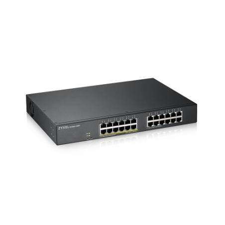 25404-Zyxel GS1900-24EP Gestionado L2 Gigabit Ethernet (10/100/1000) Energia sobre Ethernet (PoE) Negro