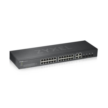 25407-Zyxel GS1920-24V2 Gestionado Gigabit Ethernet (10/100/1000) Negro