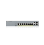 25414-Zyxel GS1350-12HP-EU0101F switch Gestionado L2 Gigabit Ethernet (10/100/1000) Energia sobre Ethernet (PoE) Gris