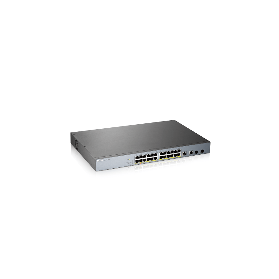 25417-Zyxel GS1350-26HP-EU0101F switch Gestionado L2 Gigabit Ethernet (10/100/1000) Energia sobre Ethernet (PoE) Gris