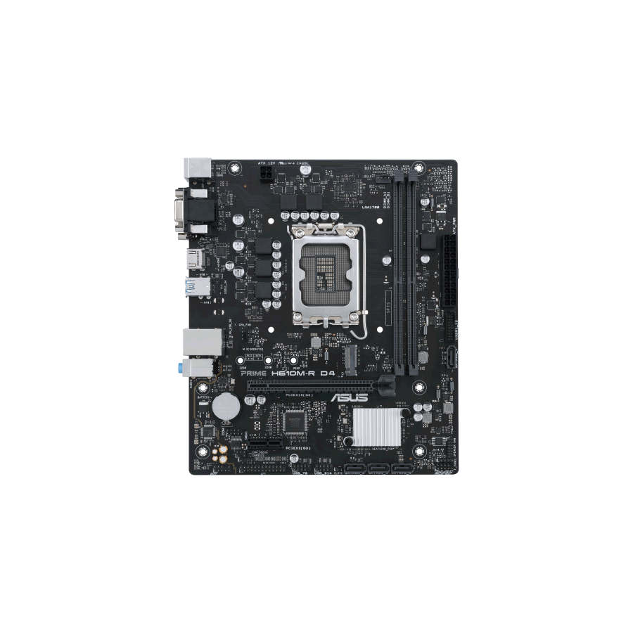25469-ASUS PRIME H610M-R D4 Intel H610 LGA 1700 micro ATX
