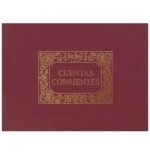 2547-LIBRO 1/4 APAISADO CUENTAS CORRIENTES NUMERADO 100 HOJAS (64069/A) INGRAF 350207