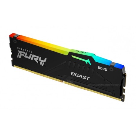 25472-MEMORIA KINGSTON FURY BEAST RGB DDR5 64GB KIT2 5200MT/S  CL4
