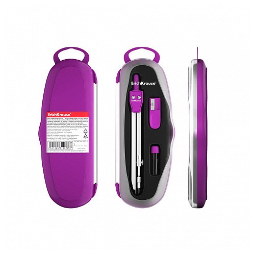 25513-SET COMPAS SCHOOL CON ACCESORIOS ERICH KRAUSE 31527