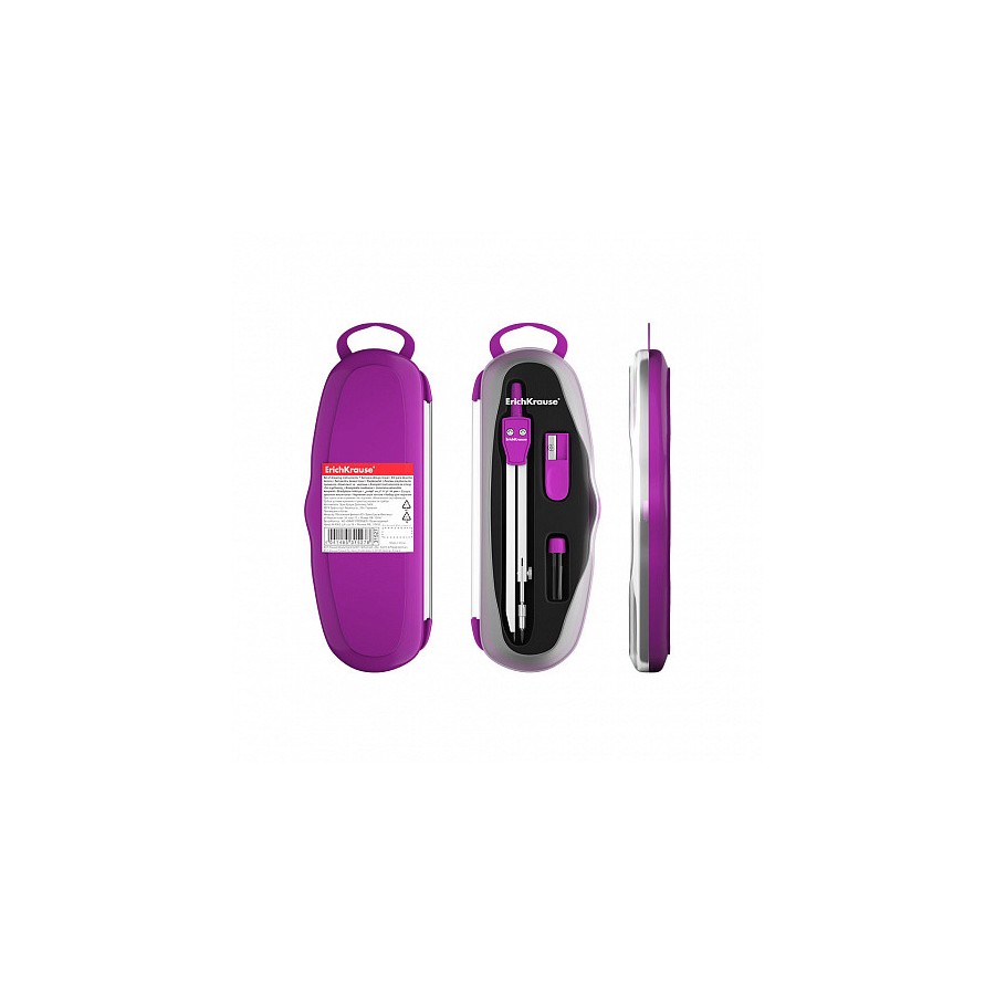 25513-SET COMPAS SCHOOL CON ACCESORIOS ERICH KRAUSE 31527