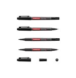 25516-MARCADOR PERMANENTE DOBLE PUNTA DOUBLE P-80, COLOR: NEGRO ERICH KRAUSE 48183