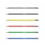 25518-LAPIZ DE GRAFITO TRIANGULAR CON GOMA CLASSIC TRIANGLULAR 101 HB ERICH KRAUSE 55270