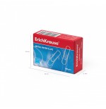 25519-CAJA 100 CLIPS DE PAPEL NIQUELADOS 33MM ERICH KRAUSE 7856
