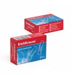 25520-CAJA 100 CLIPS DE PAPEL NIQUELADOS 33MM ERICH KRAUSE 7856