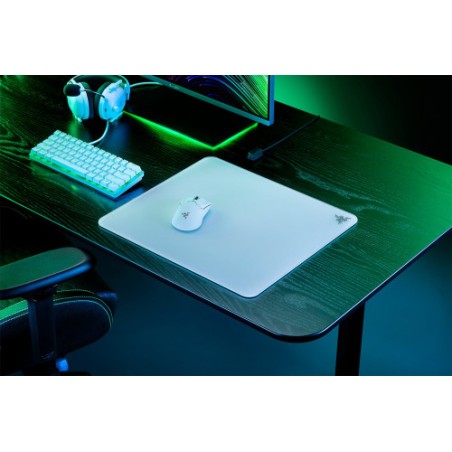 25542-Razer Atlas Alfombrilla de raton para juegos Blanco