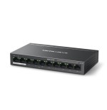 25558-Mercusys MS110P switch Gestionado Fast Ethernet (10/100) Energia sobre Ethernet (PoE) Negro