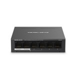 25559-Mercusys MS106LP switch Gestionado Fast Ethernet (10/100) Energia sobre Ethernet (PoE) Negro