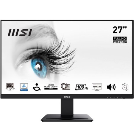 25589-MSI Pro MP273A pantalla para PC 68,6 cm (27") 1920 x 1080 Pixeles Full HD LED Negro