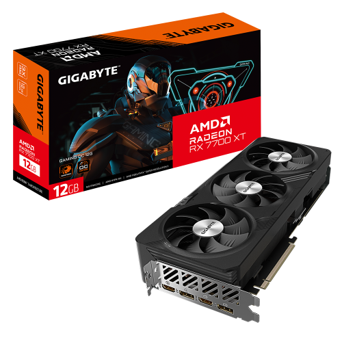25610-Gigabyte Radeon RX 7700 XT GAMING OC 12G AMD 12 GB GDDR6