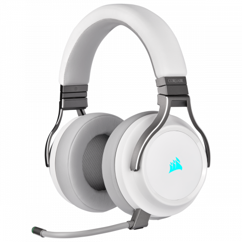 2562-Corsair Virtuoso RGB Auriculares Diadema Conector de 3,5 mm USB tipo A Blanco