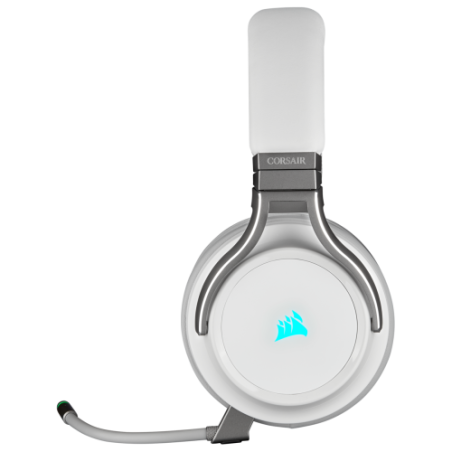 2563-Corsair Virtuoso RGB Auriculares Diadema Conector de 3,5 mm USB tipo A Blanco