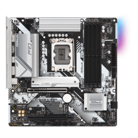25697-Asrock B760M Pro RS Intel B760 LGA 1700 micro ATX