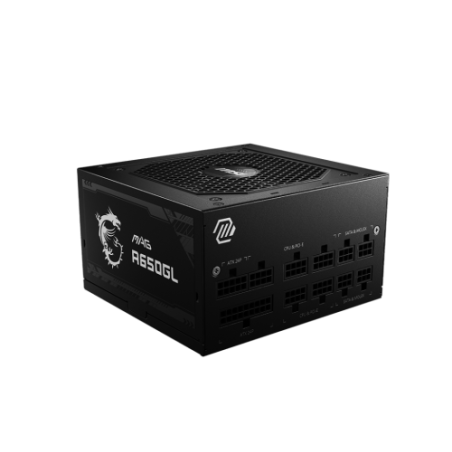 25726-MSI MAG A650GL unidad de fuente de alimentacion 650 W 20+4 pin ATX ATX Negro