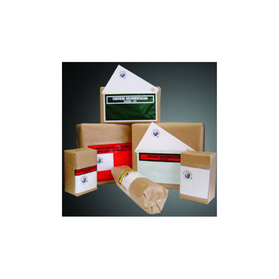 2573-CAJA DE 1.000 SOBRES PACKING LIST A5/C5 - 225X160 MM TRANSPARENTE P817 F