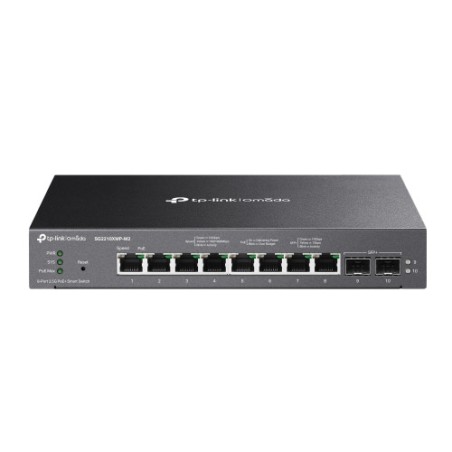 25754-TP-Link Omada SG2210XMP-M2 switch Gestionado L2/L2+ 2.5G Ethernet (100/1000/2500) Energia sobre Ethernet (PoE) Neg