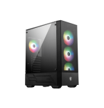 25773-MSI MAG FORGE 112R carcasa de ordenador Midi Tower Negro, Transparente