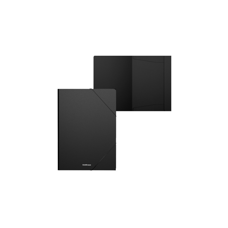 25790-CARPETA CON GOMAS ELASTICAS MATT CLASSIC, A4, NEGRO ERICH KRAUSE 59228