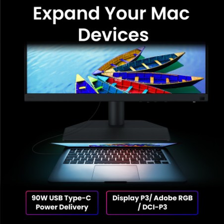 25792-MONITOR PARA FOTOGRAFOS BENQ SW242Q 24.1" IPS,2K, 2560 X 1600, 16:10, 99% ADOBE RGB, 98% P3, CALIBRACION, USB-C 90