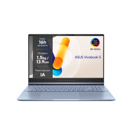 25794-ASUS Vivobook S 15 OLED OLED S5506MA-MA111W - Ordenador Portatil 15.6" 3K 120Hz (Intel Core Ultra 7 155H, 16GB RAM