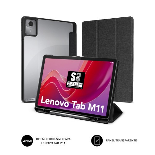 25797-SUBBLIM CLEAR SHOCK CASE LENOVO TAB M11