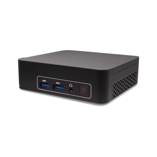 25876-AOPEN MINI PC DEN5128 (90.ON600.AEB0) I5-1240P VPRO, 128G SSD, 8G DDR4, (SO + OPCIONAL), 2 SALIDAS, 2 ANOS DE GARA