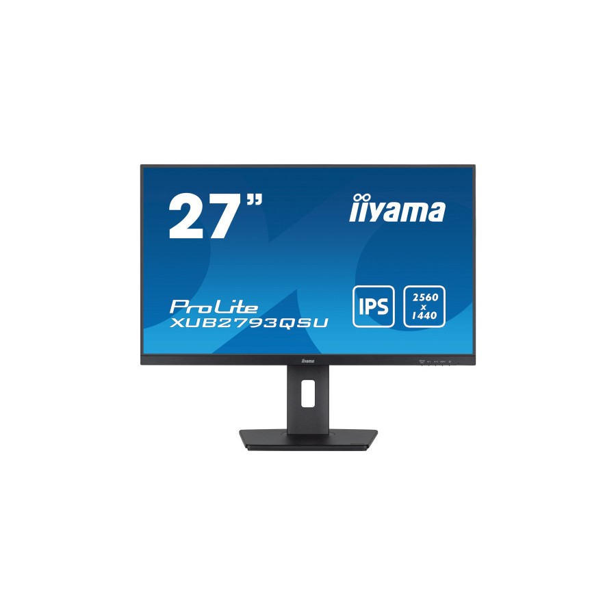25914-IIYAMA PANTALLA 27" IPS WQHD CON SOPORTE AJUSTABLE EN ALTURA Y FRECUENCIA DE ACTUALIZACION DE 100HZ