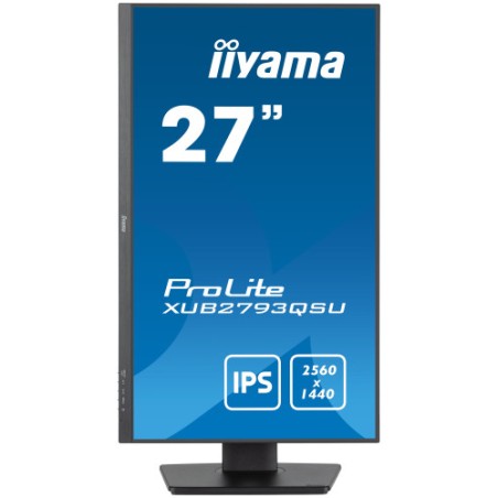 25915-IIYAMA PANTALLA 27" IPS WQHD CON SOPORTE AJUSTABLE EN ALTURA Y FRECUENCIA DE ACTUALIZACION DE 100HZ