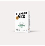 2592-PAQUETE 500H PAPEL RECICLADO 80GR A4 TREND WHITE No2 ISO80 STEINBEIS 40002164