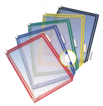 2601-PACK DE 10 FUNDAS CON PIVOTES A4 VERTICAL COLOR SURTIDO TARIFOLD 114009