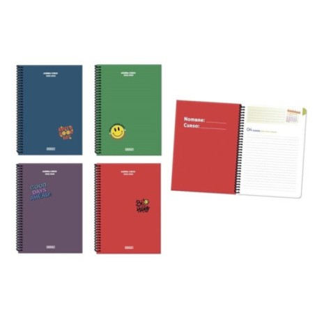 26120-AGENDA ESCOLAR 2025-2026 GOOD DAYS 8o DIA PAGINA TAPA CARTON INGRAF 333358