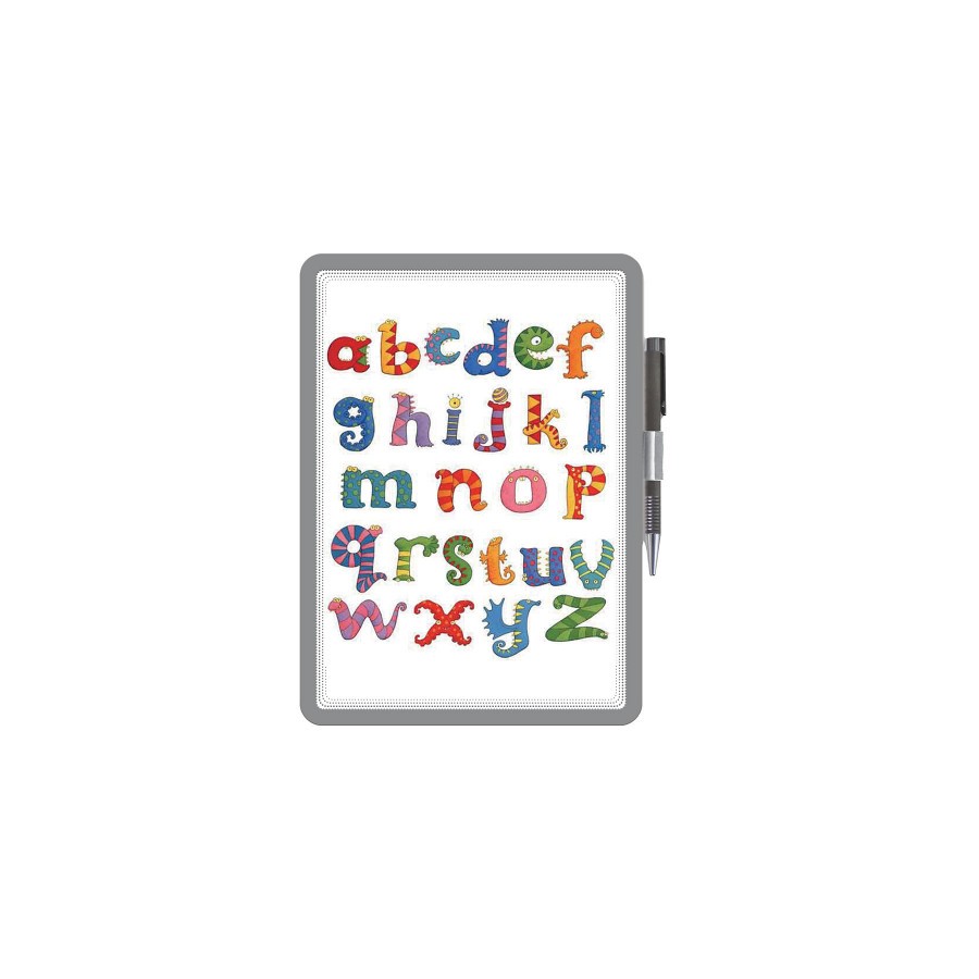 2615-MARCO PORTA NOTAS ADHESIVO MAGNETO A4 CON CIERRE MAGNETICO PLATA TARIFOLD 194110