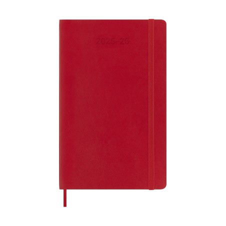 26151-AGENDA 18M 2025-2026 SEMANAL L (13 X 21 CM) ROJO TAPA BLANDA MOLESKINE DSF218WN3Y26