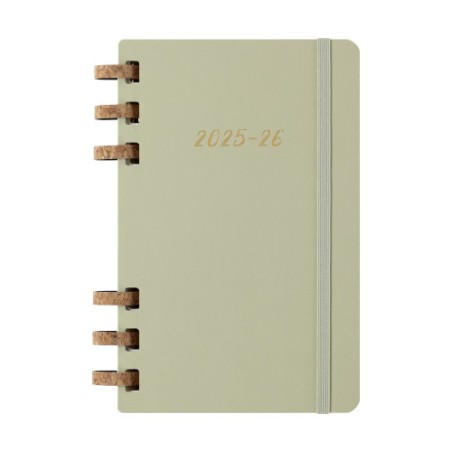 26159-AGENDA 12M 2026 ESPIRAL ACADEMICA L (13 X 21 CM) KIWI TAPA DURA MOLESKINE DHSPK5212AMWH3Y26